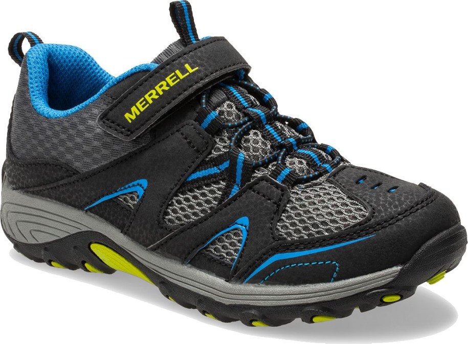 Merrell Svart Blå Stor Kid's Trail Chaser Sko