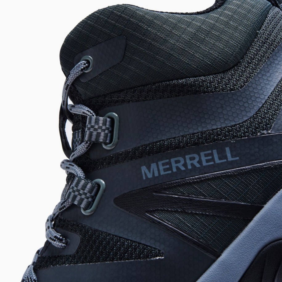 Merrell Svart Grå Herre Mqm Flex 2 Mid Gore-tex