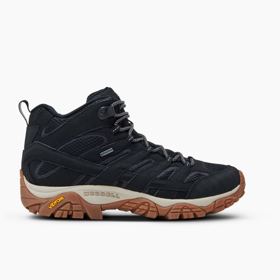 Merrell Black Gum Herre Moab 2 Mid Gore-tex