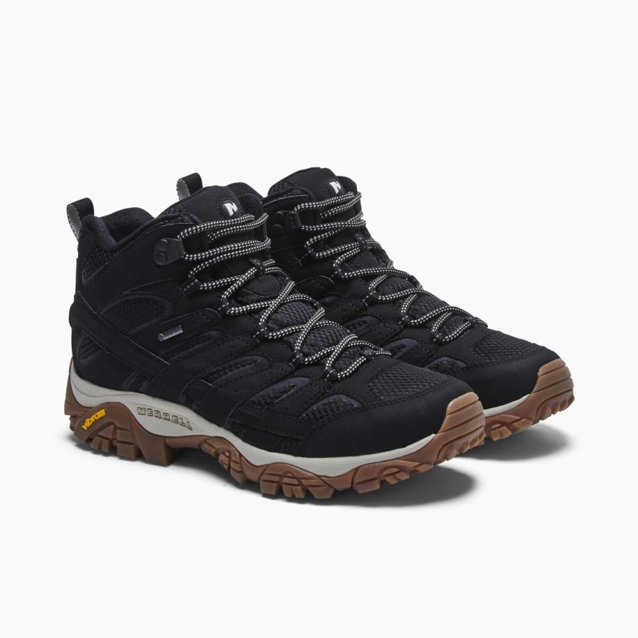 Merrell Black Gum Herre Moab 2 Mid Gore-tex
