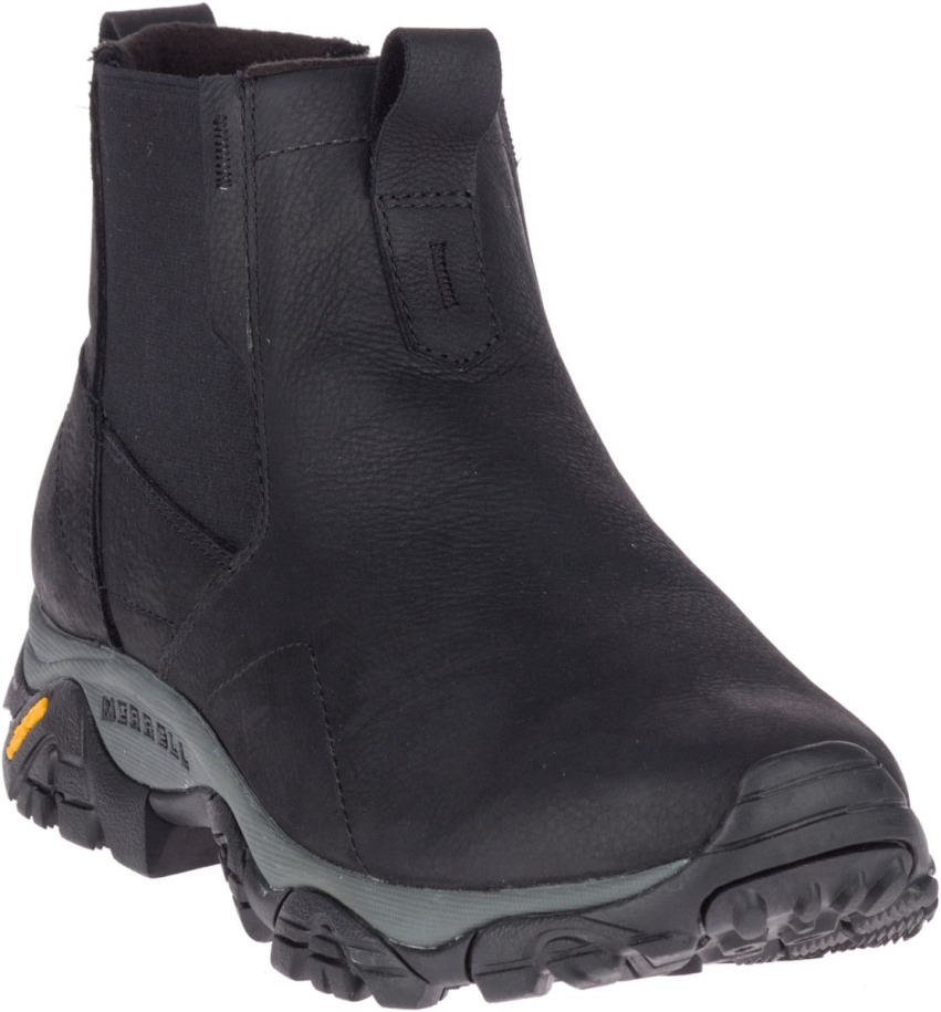 Merrell Svart Herre Moab Adventure Chelsea Polar Vanntett Bred Bredde