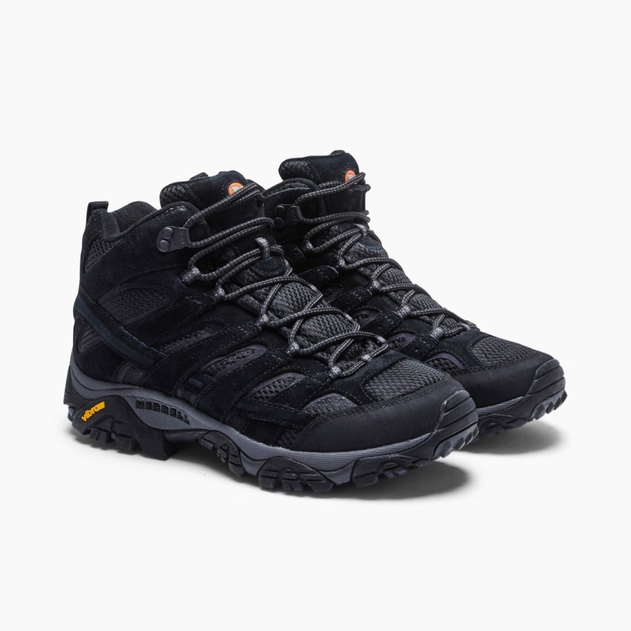 Merrell Svart Natt Herre Moab 2 Mid Ventilator