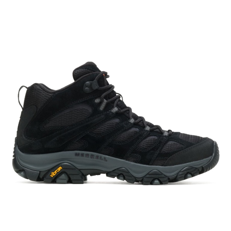 Merrell Svart Natt Herre Moab 3 Mid Wide Width