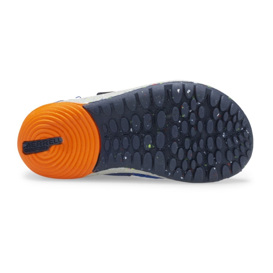 Merrell Blå Oransje Småbarns Bare Steps® H2o Sneaker