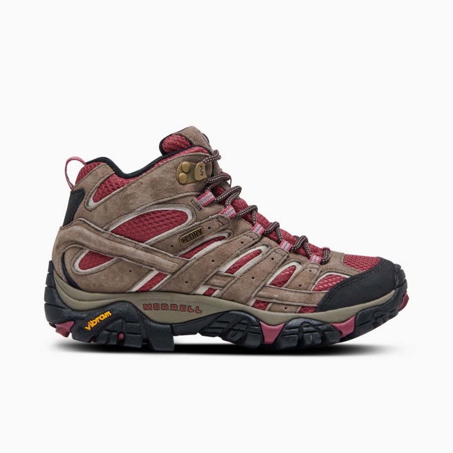 Merrell Boulder Blush Dame Moab 2 Mid Vanntett