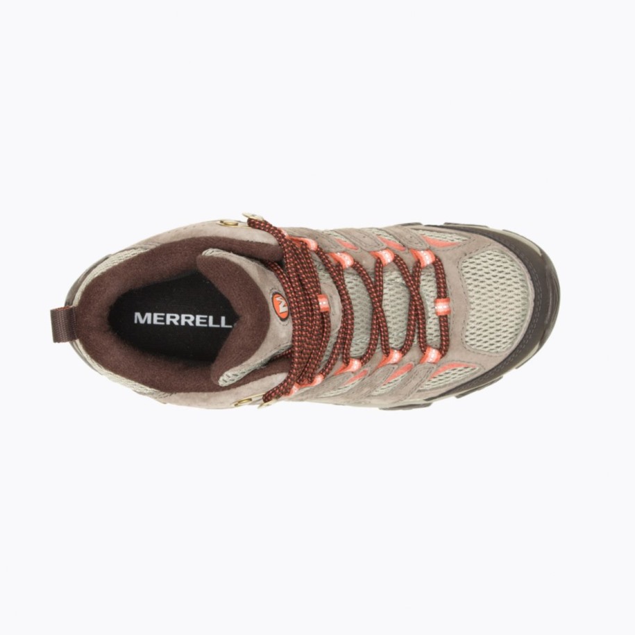Merrell Strikksnor Dame Moab 3 Mid Vanntett Bred Bredde