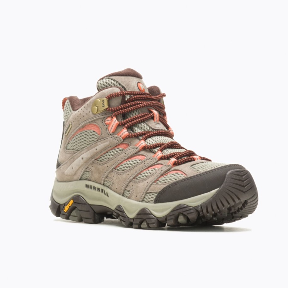 Merrell Strikksnor Dame Moab 3 Mid Vanntett Bred Bredde