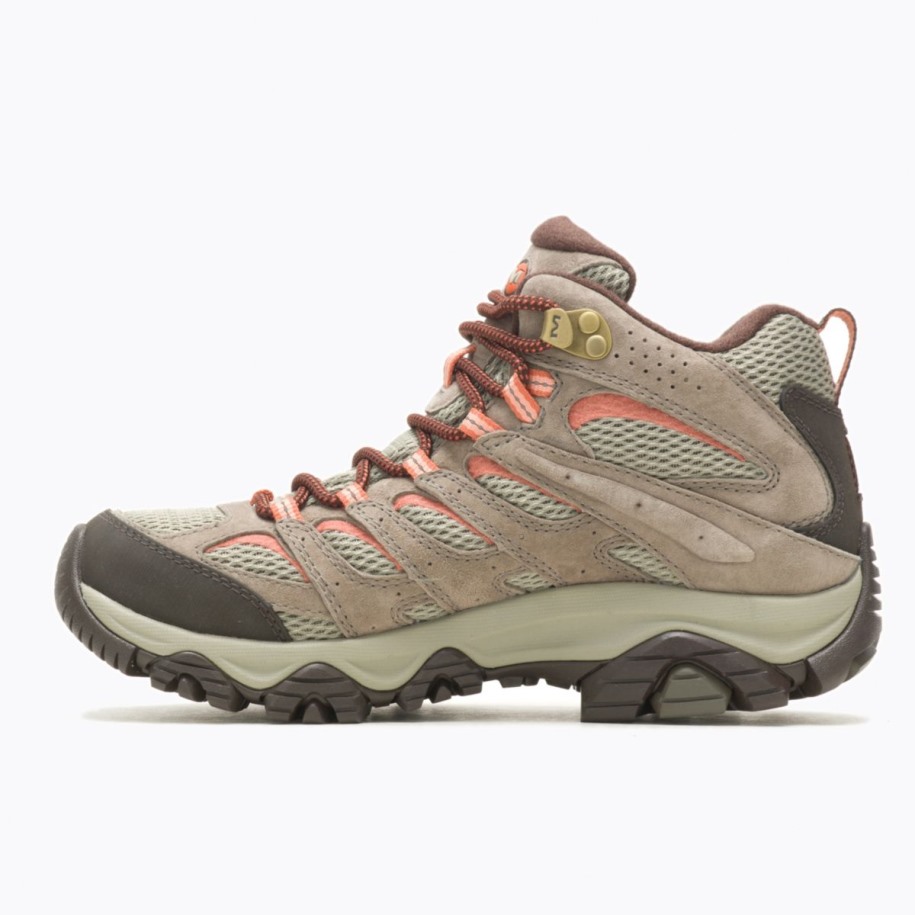 Merrell Strikksnor Dame Moab 3 Mid Vanntett Bred Bredde