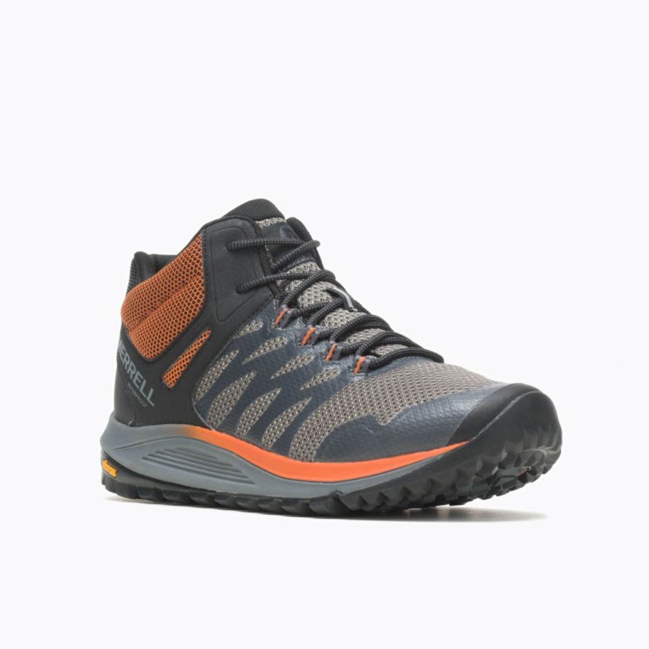Merrell Charcoal Herre Nova 2 Mid Vanntett
