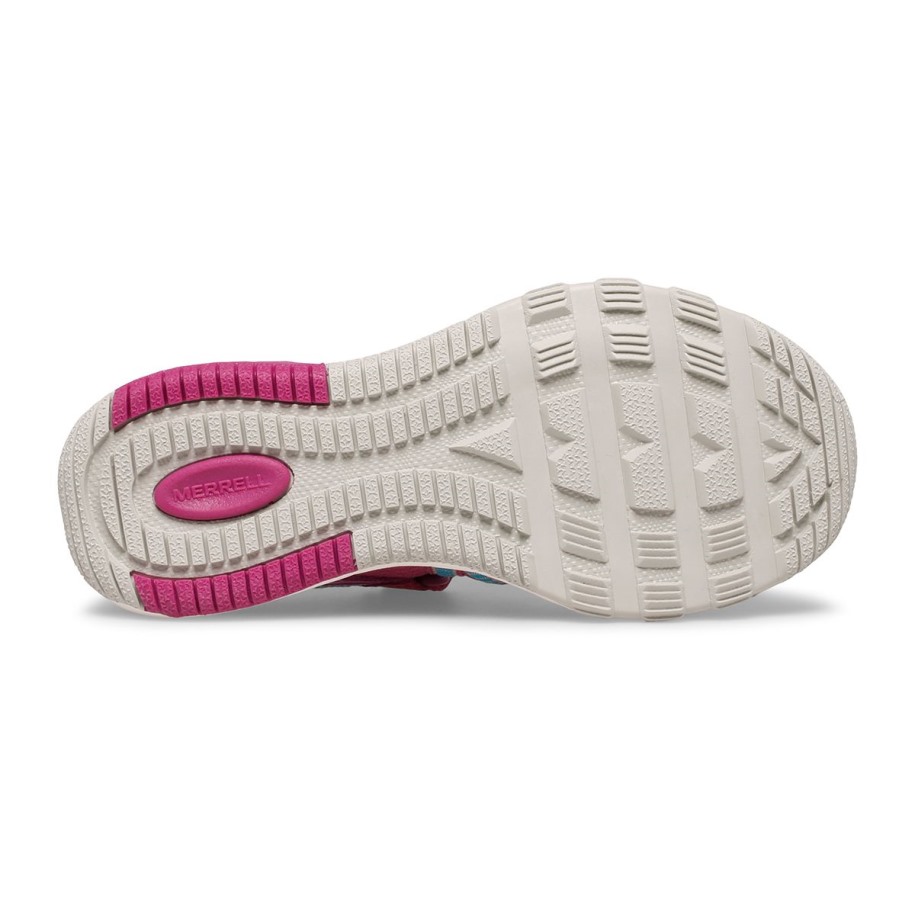 Merrell Fuchsia Turq Hydrofree Roam Sandal For Små Barn