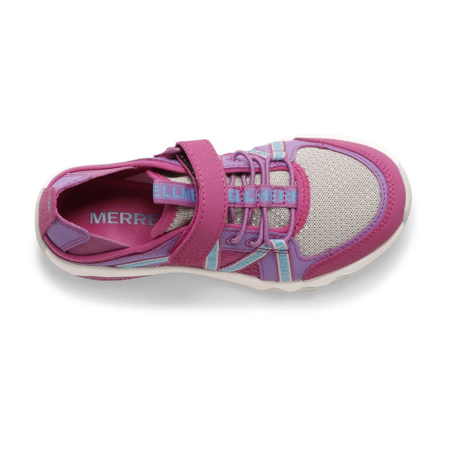 Merrell Fuchsia Turq Hydrofree Roam Sandal For Små Barn