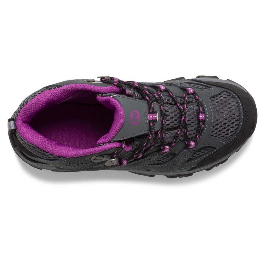 Merrell Granite Berry Stor Barnemoab 3 Mid Vanntett Støvel
