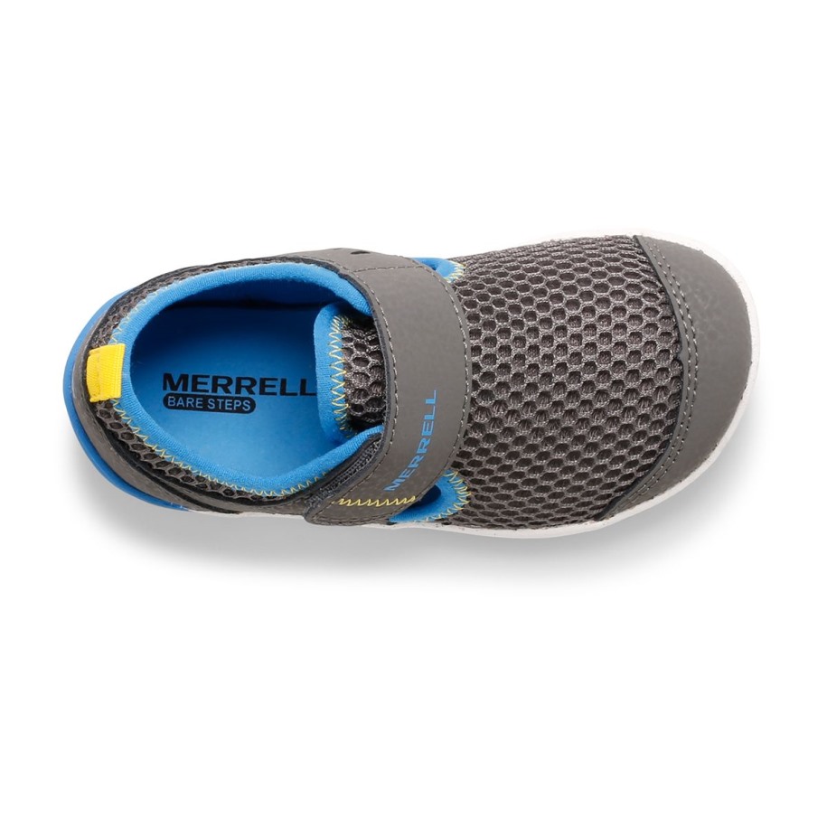 Merrell Little Kid's Bare Steps® H2o Sneaker Grå Svart Royal