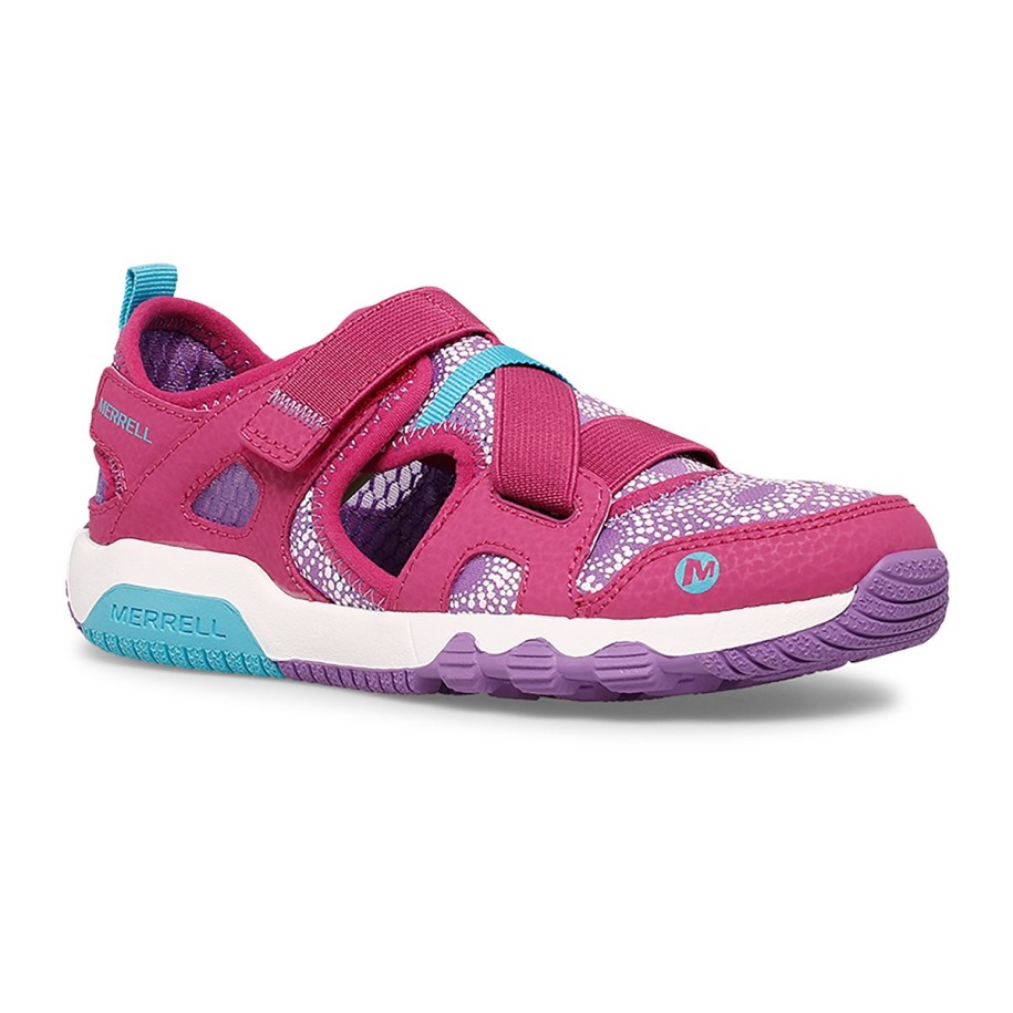 Merrell Little Kid's Hydro Free Roam Chroma Monarch Sandal Fuchsia