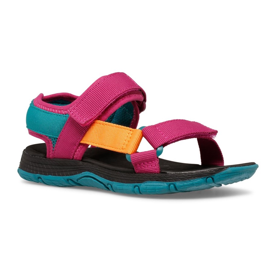 Merrell Little Kid's Kahuna Web Sandal Berry Multi