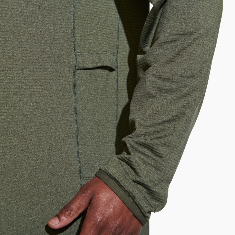 Merrell Herre Geotex 1/4 Glidelås Støvete Olivenlyng