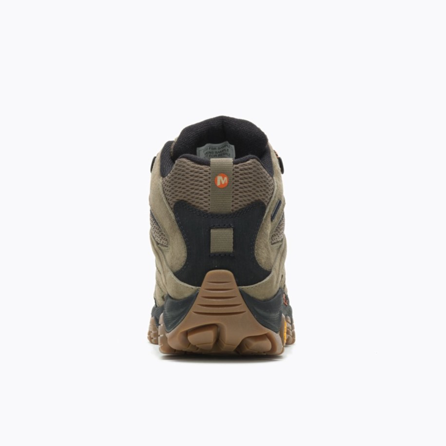 Merrell Menns Moab 3 Mid Vanntett Oliven Tyggegummi