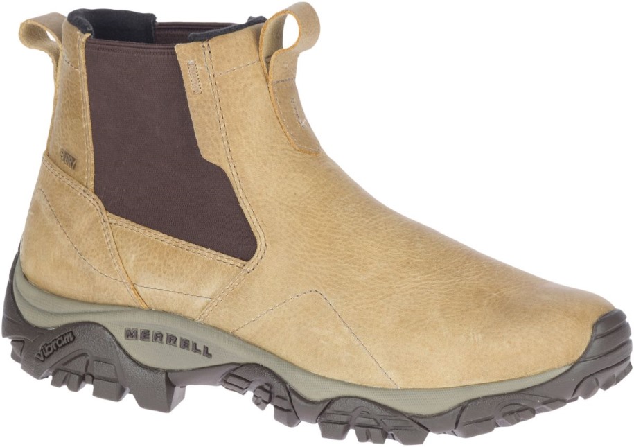 Merrell Menns Moab Adventure Chelsea Polar Vanntett Tobakk