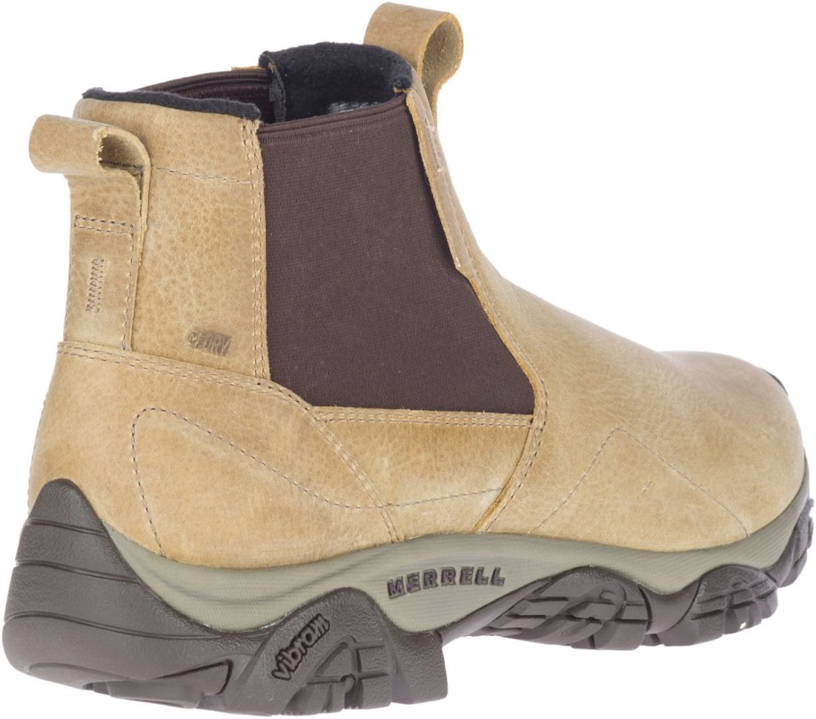Merrell Menns Moab Adventure Chelsea Polar Vanntett Tobakk