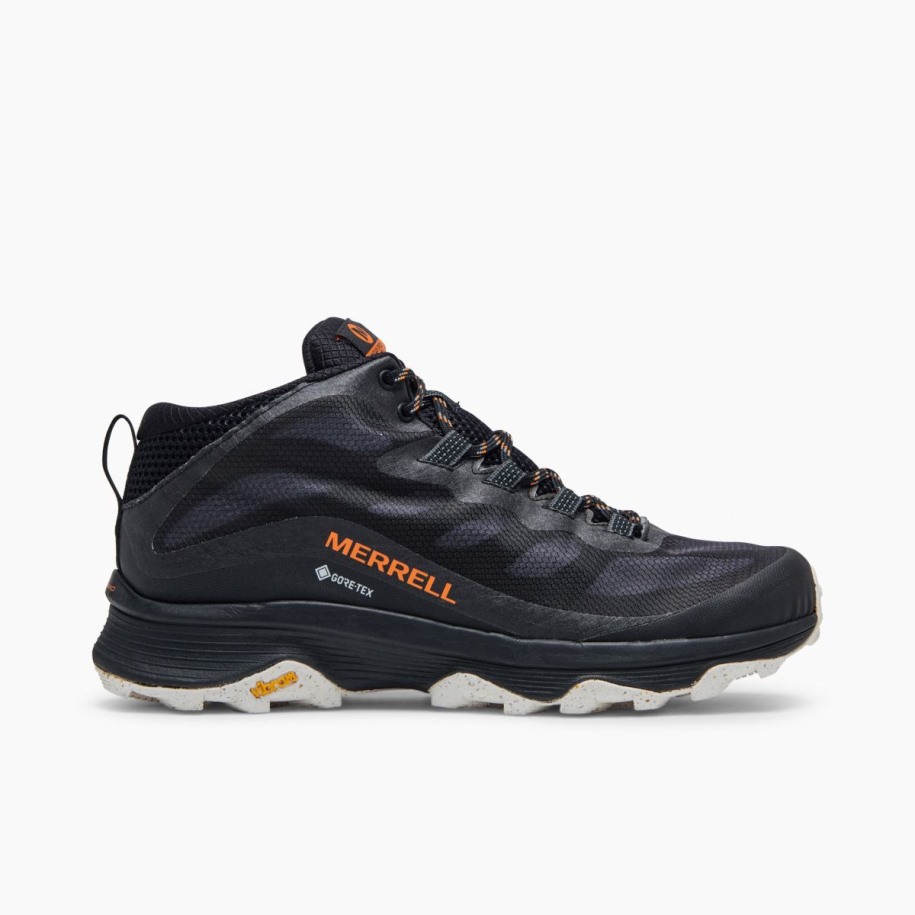 Merrell Herre Moab Speed Mid Gore-tex Svart