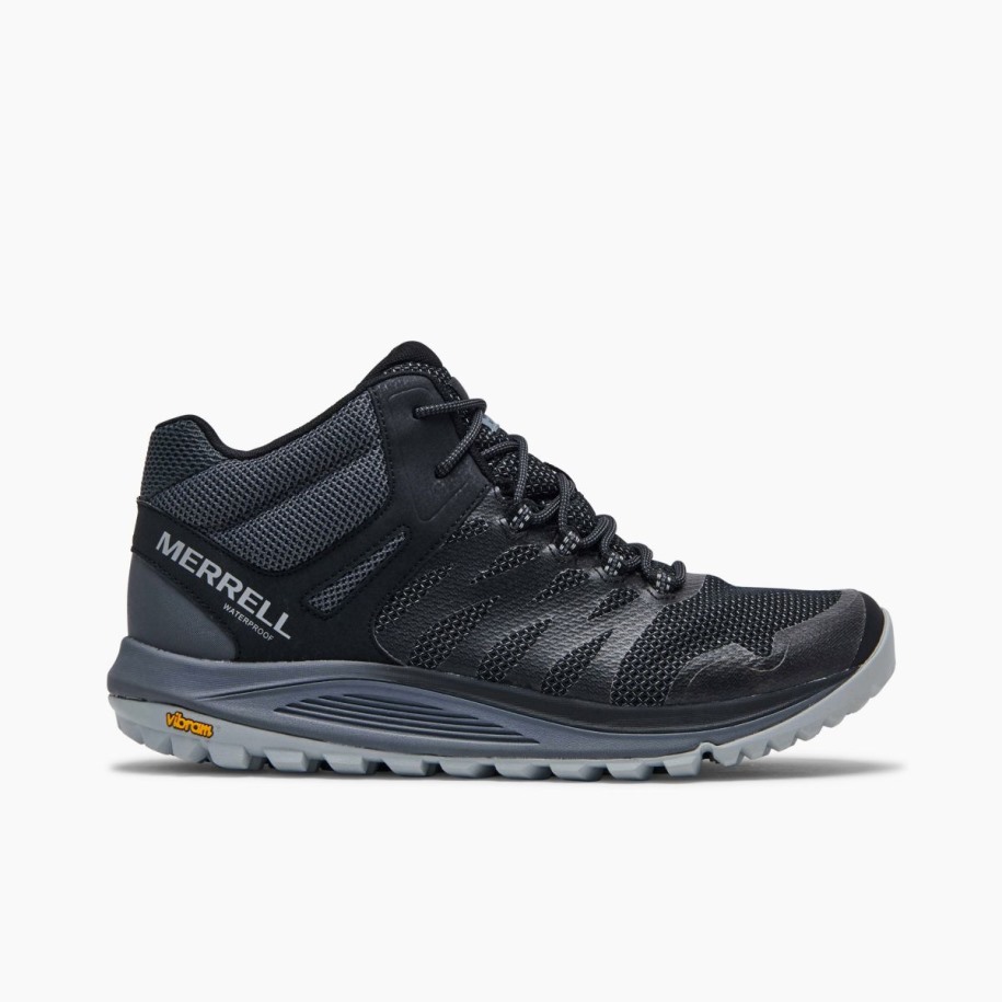 Merrell Herre Nova 2 Mid Vanntett Bred Bredde Svart