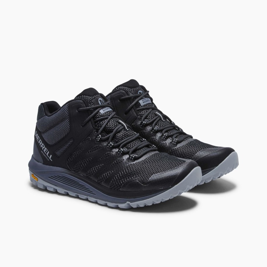 Merrell Herre Nova 2 Mid Vanntett Bred Bredde Svart