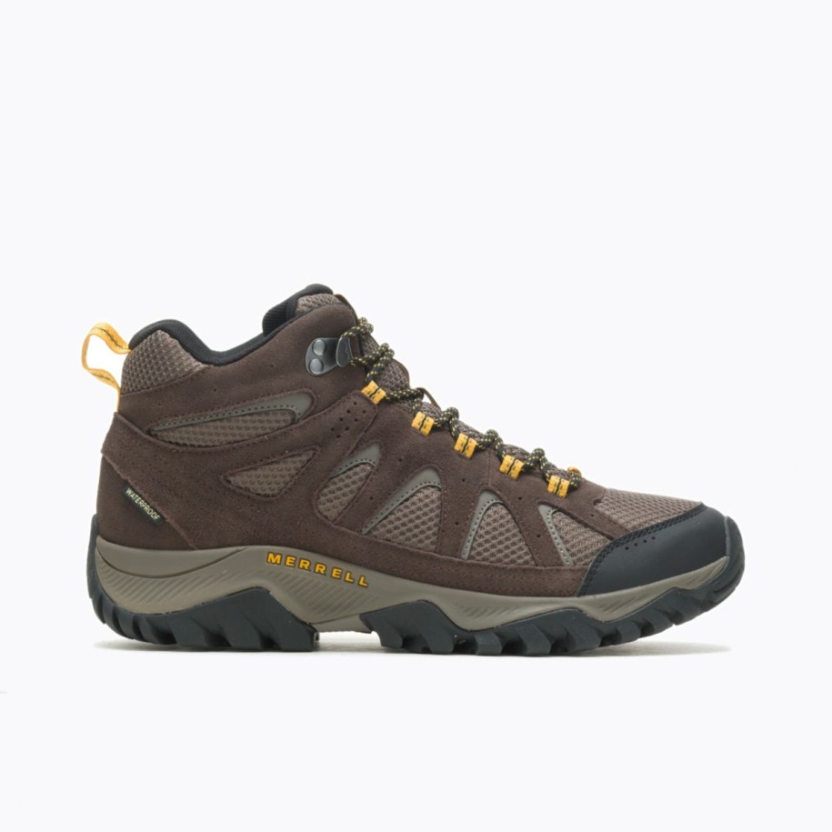 Merrell Menns Oakcreek Mid Vanntett Espresso