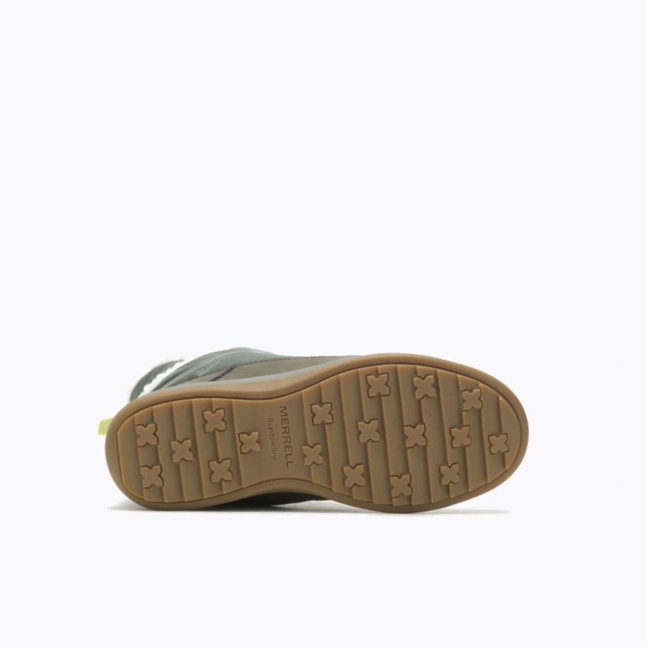 Merrell Oliven Snowcreek Sport Mid Zip Polar Vanntett For Kvinner