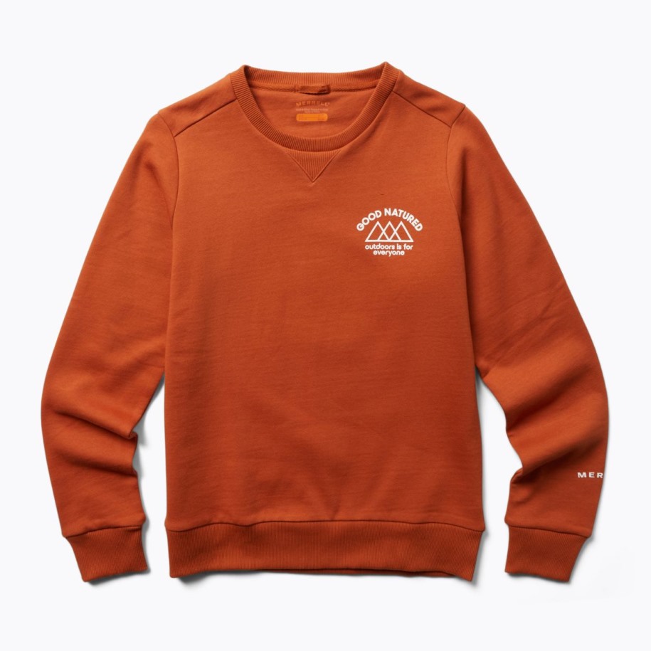 Merrell Potters Clay Kvinners Godmodige Crew Neck Fleece