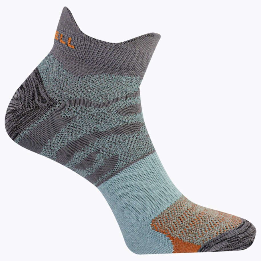 Merrell Trail Hanske Low Cut Dobbel Tabs Sokk Lt Grå