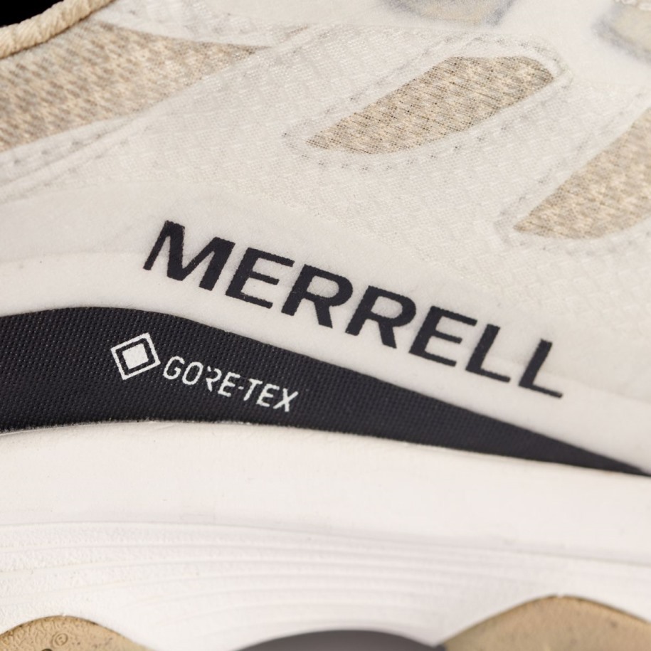 Merrell Hvit Khaki Dame Moab Speed Gore-tex X Svett Betty