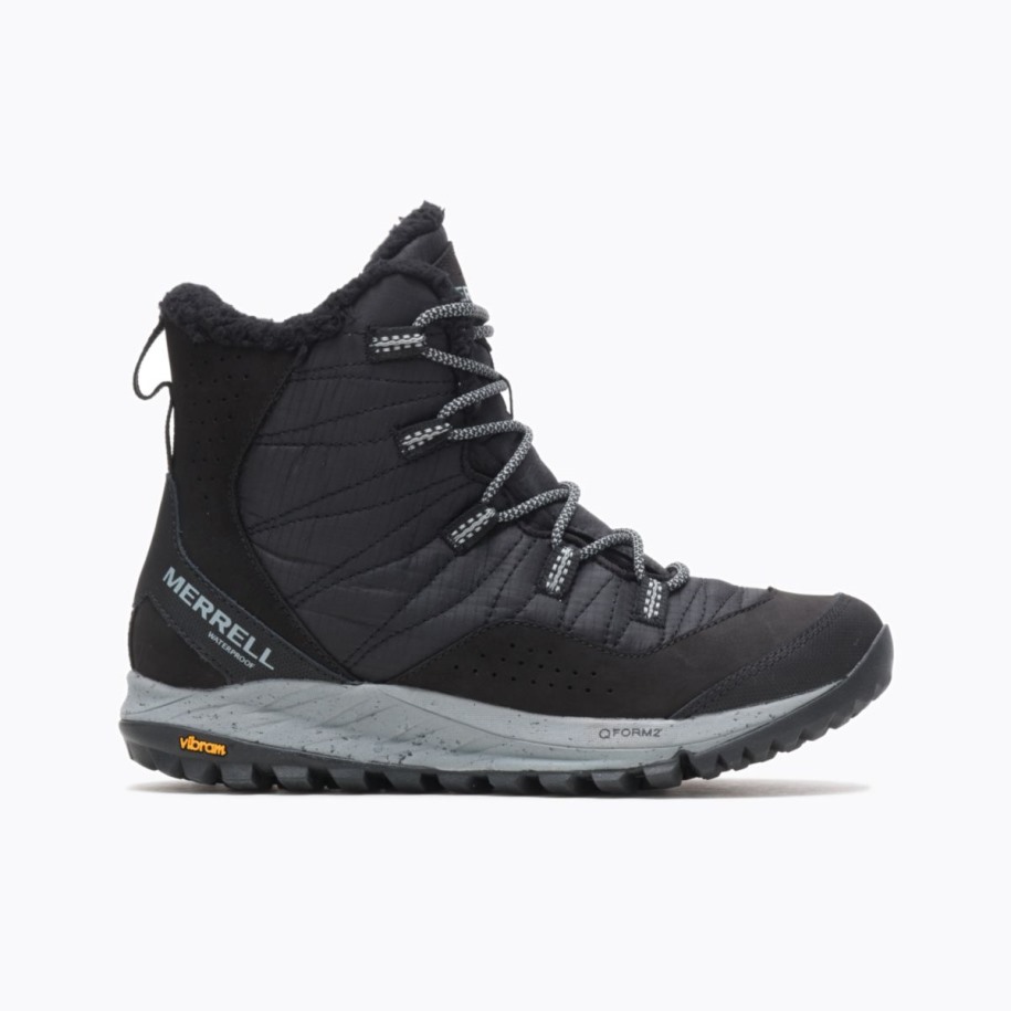 Merrell Dame Antora Sneaker Boot Vanntett Svart
