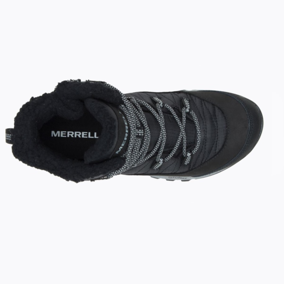 Merrell Dame Antora Sneaker Boot Vanntett Svart