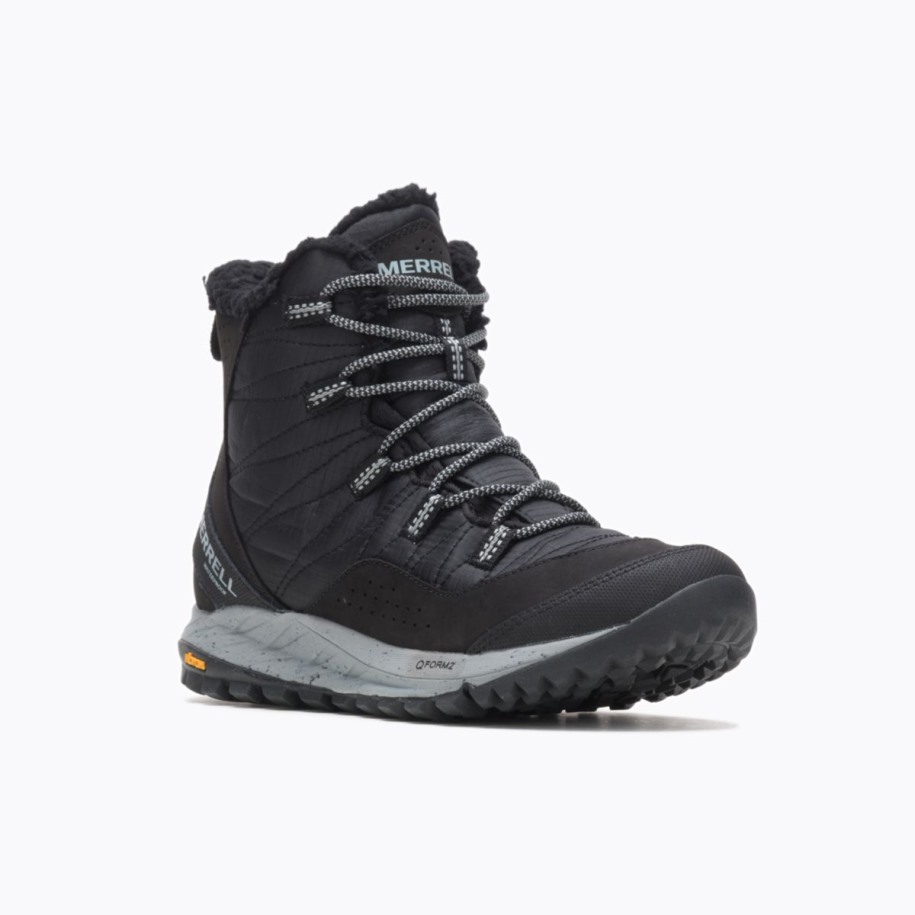 Merrell Dame Antora Sneaker Boot Vanntett Svart