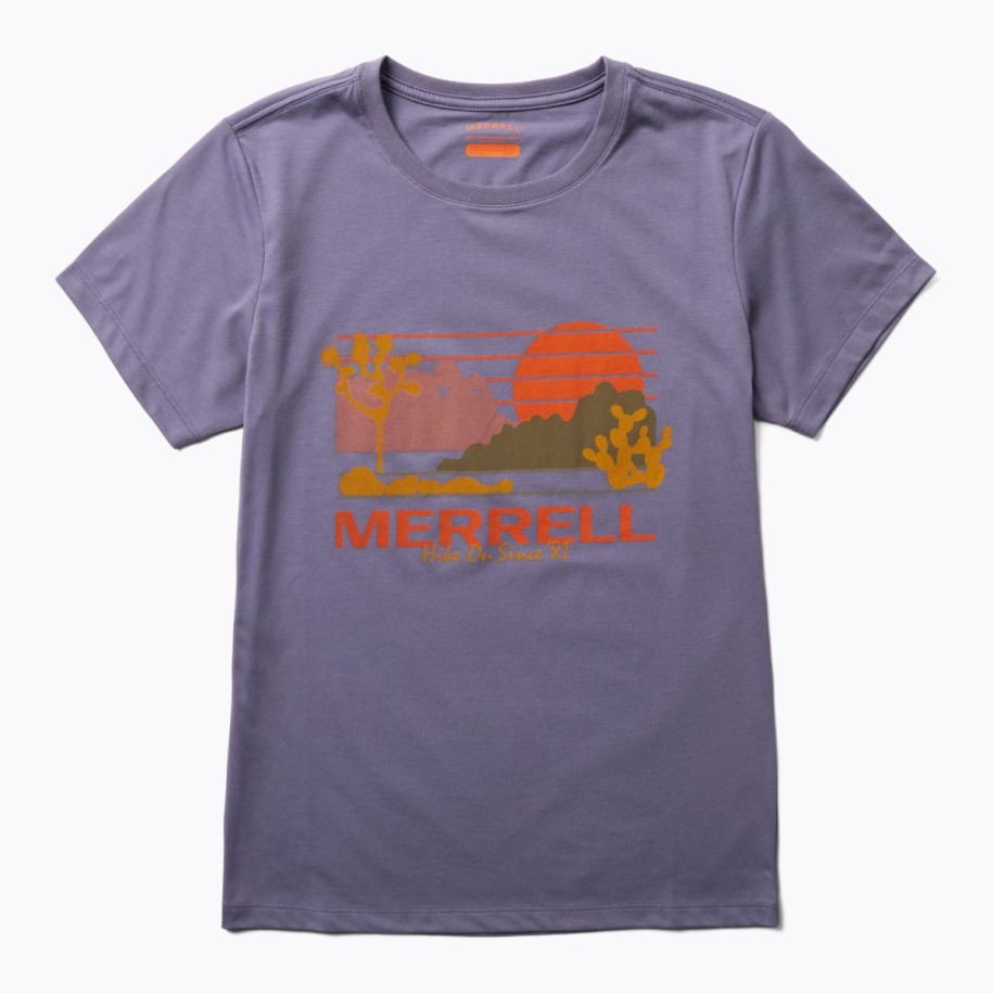 Merrell Kvinners ørken Tee Hegre