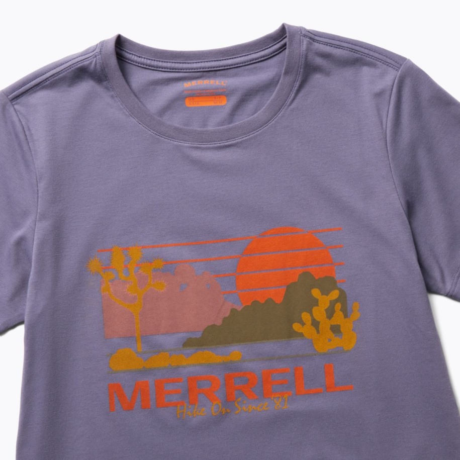 Merrell Kvinners ørken Tee Hegre