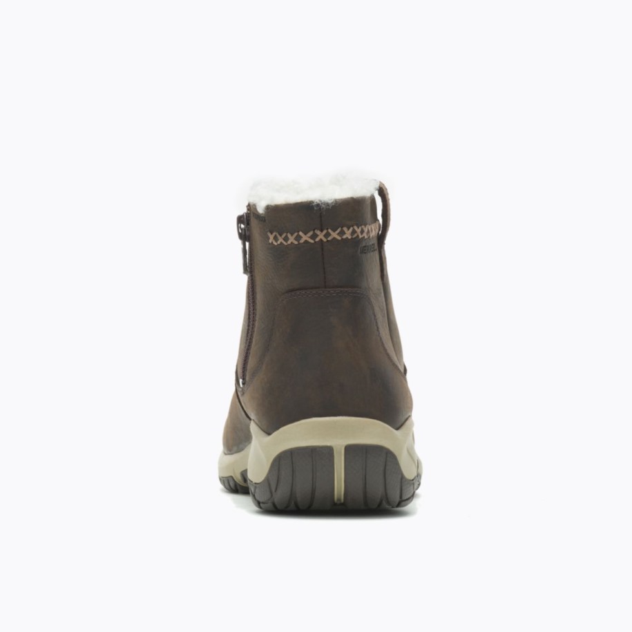 Merrell Kvinners Encore 4 Bløff Glidelås Polar Vanntett Bred Bredde Espresso