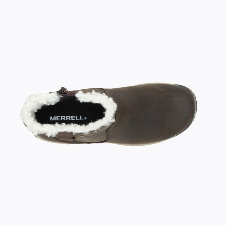 Merrell Kvinners Encore 4 Bløff Glidelås Polar Vanntett Bred Bredde Espresso
