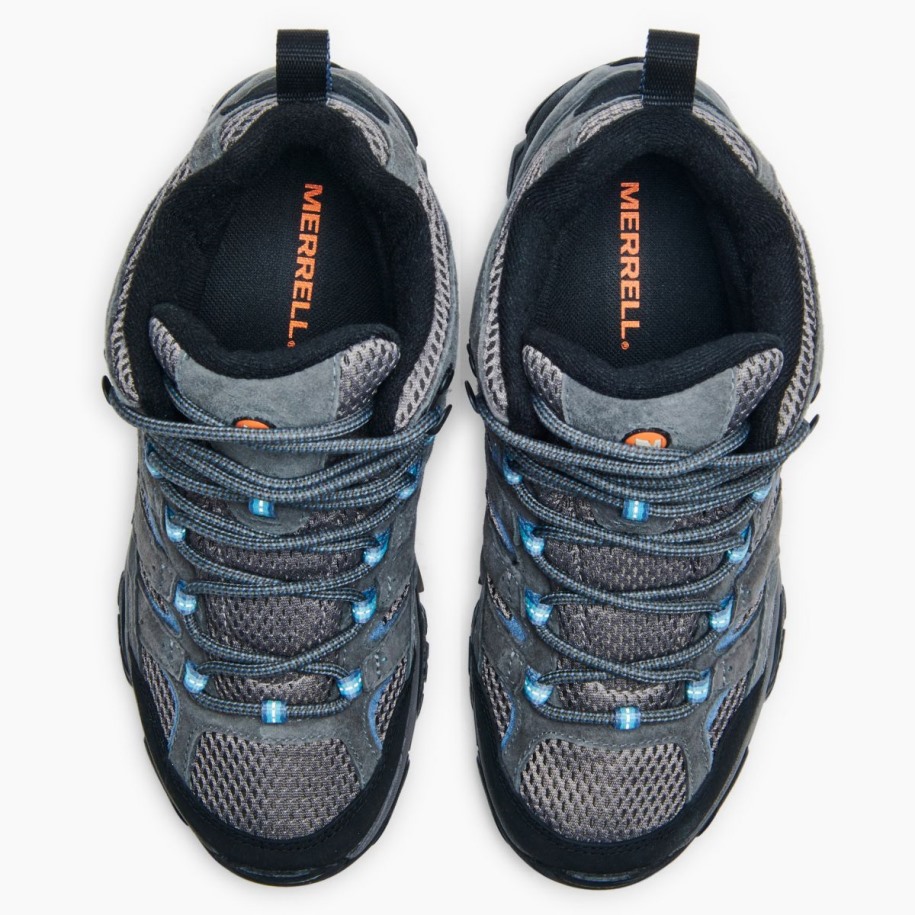 Merrell Kvinners Moab 2 Mid Vanntett Bred Bredde Granitt