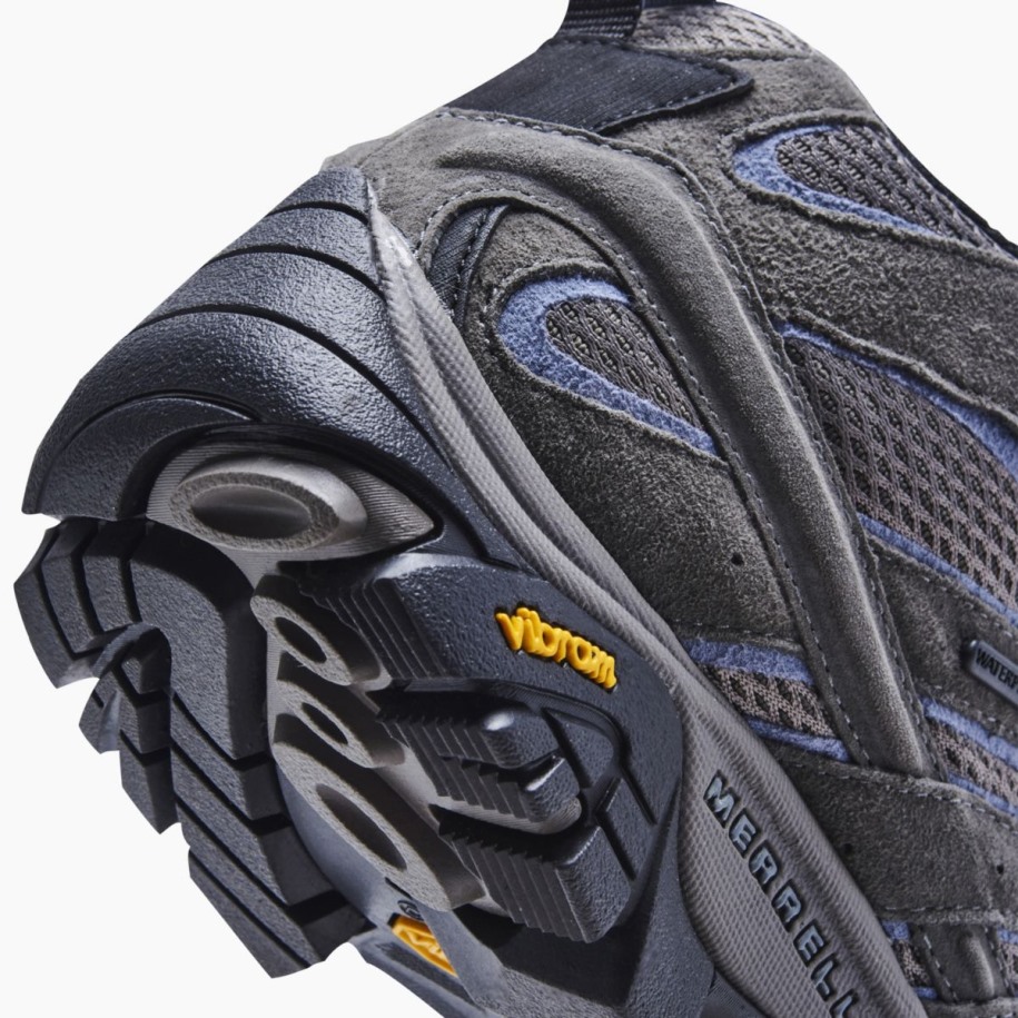Merrell Kvinners Moab 2 Mid Vanntett Bred Bredde Granitt