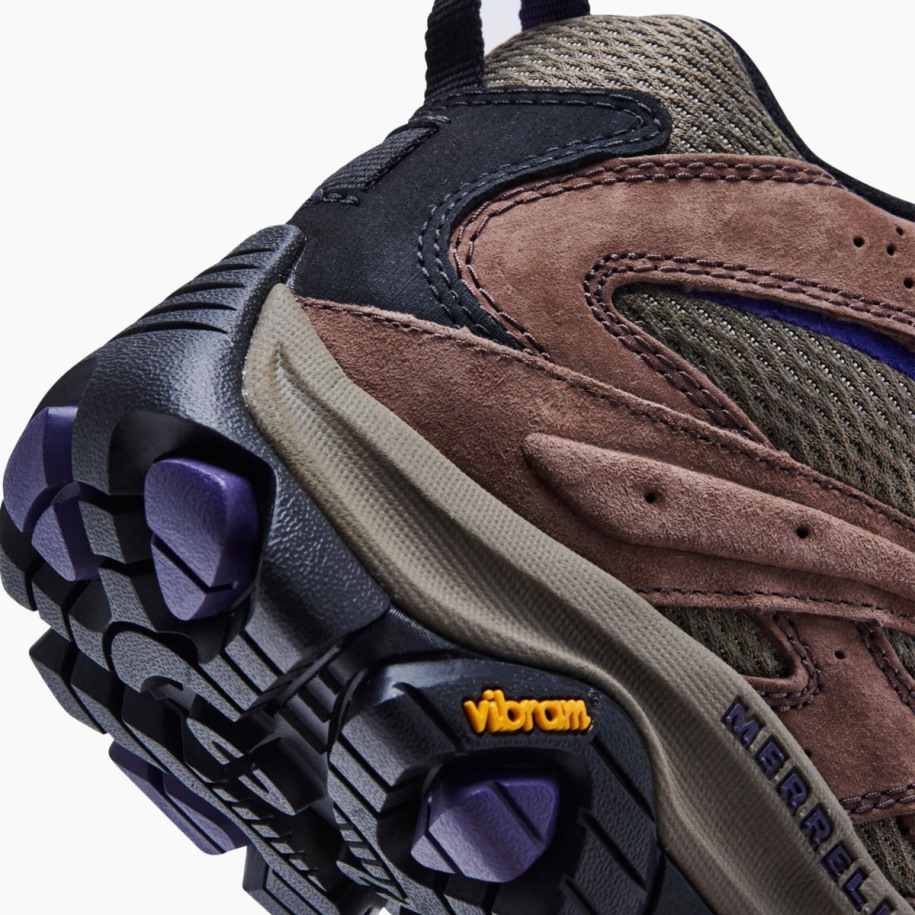 Merrell Dame Moab 3 Mid Wide Width Bracken Lilla