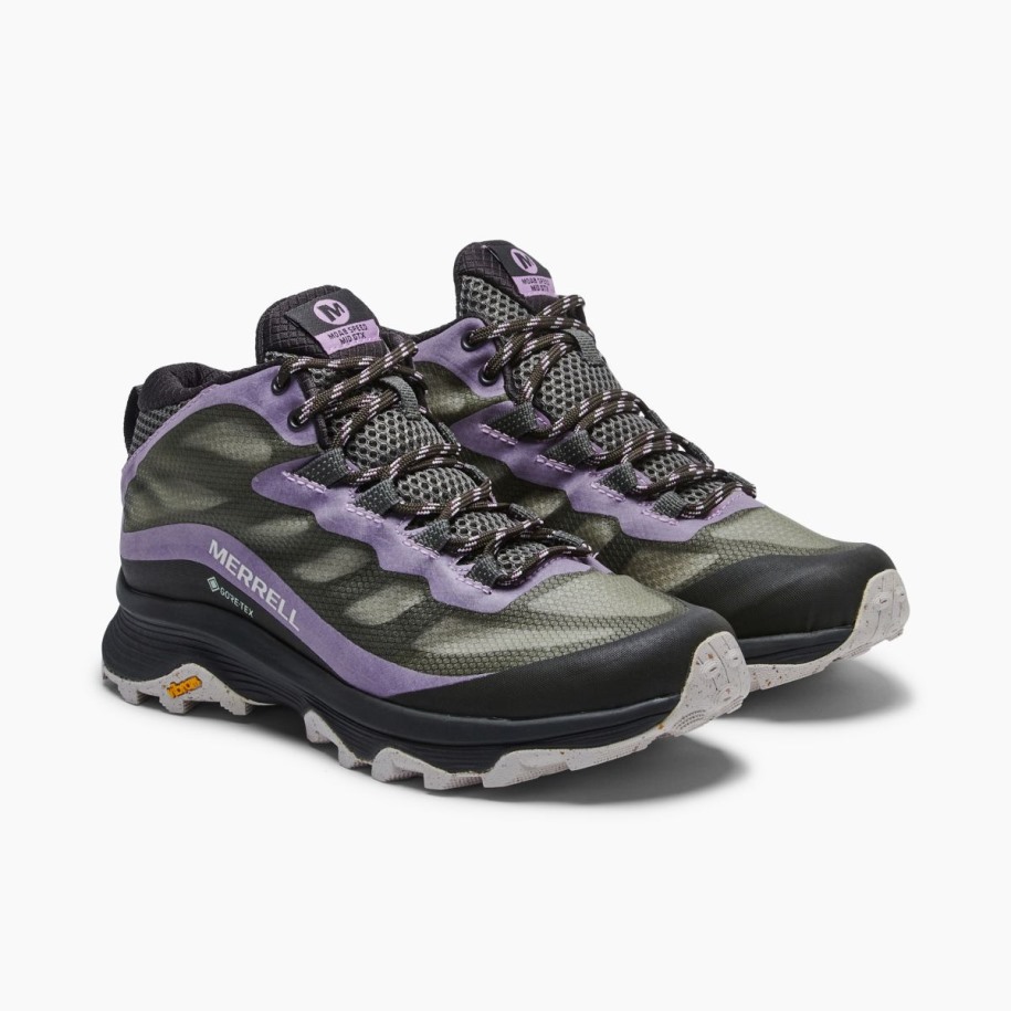 Merrell Kvinners Moab Speed Mid Gore-tex Lav