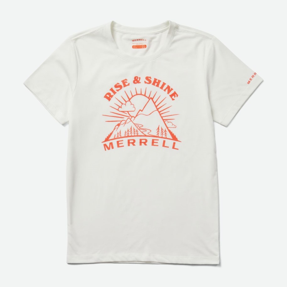 Merrell Kvinners Rise And Shine Crew Tee Cloud Danser