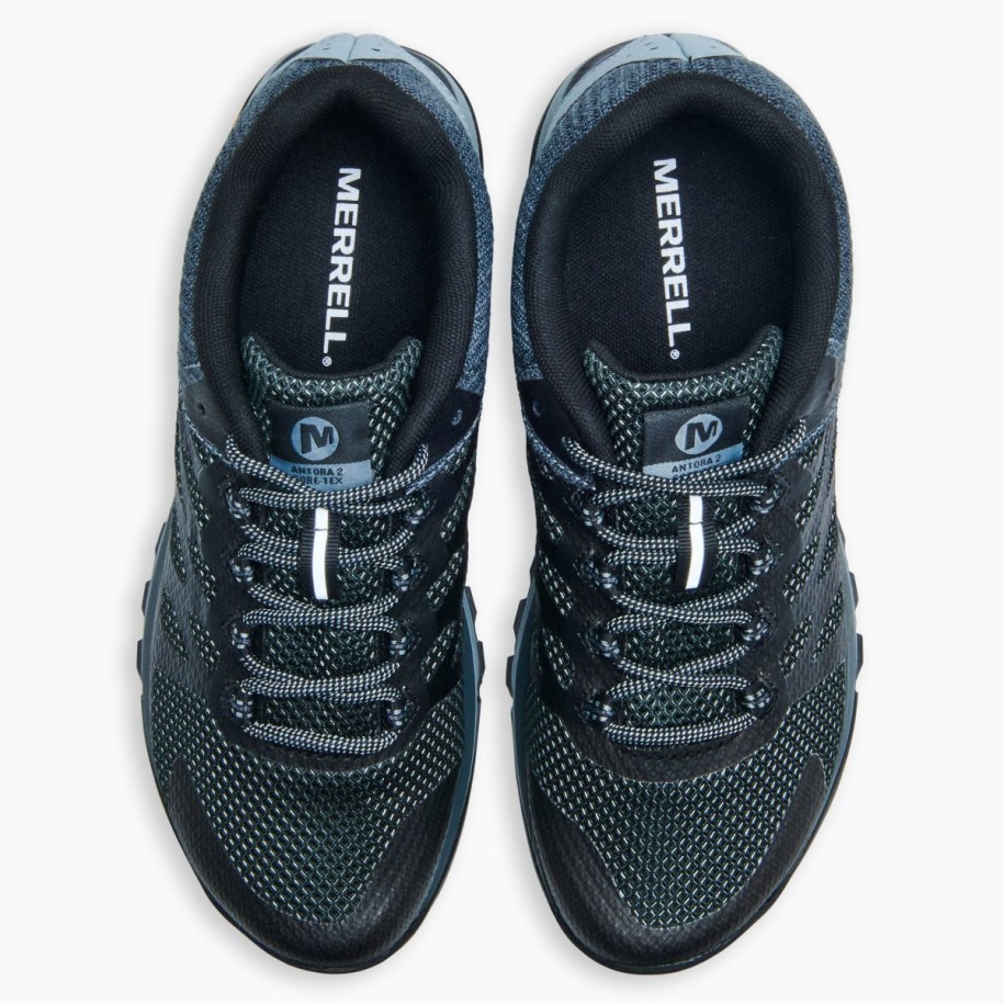 Kvinners Antora 2 Gore-tex Bred Bredde Merrell Svart