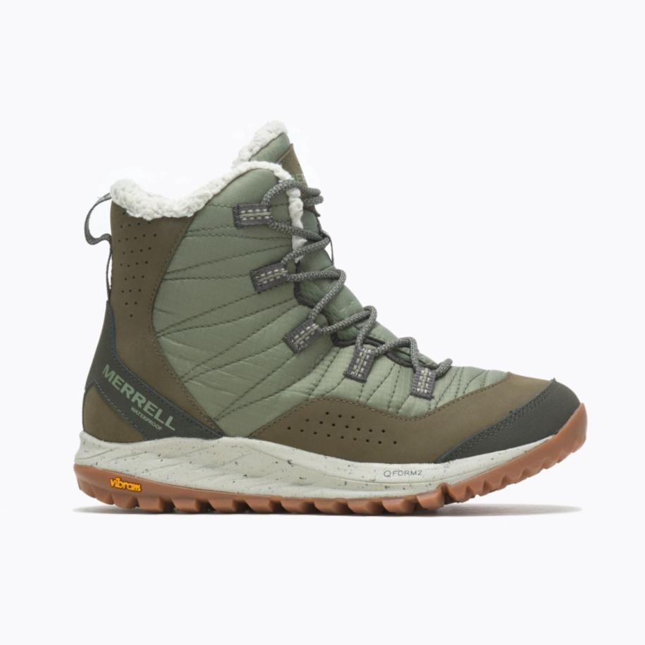 Dame Antora Sneaker Boot Vanntett Merrell Lichen