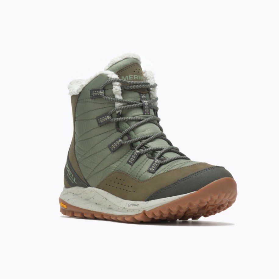 Dame Antora Sneaker Boot Vanntett Merrell Lichen