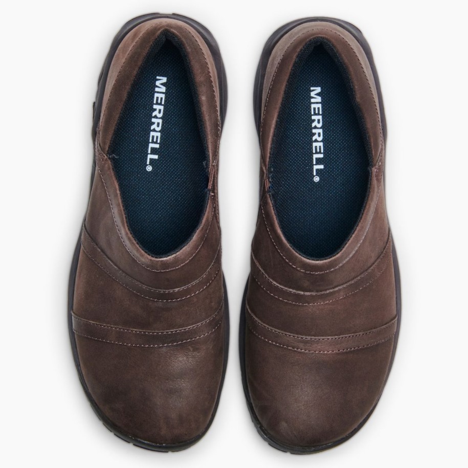 Kvinners Encore Moc 4 Lær Bred Bredde Bracken Merrell