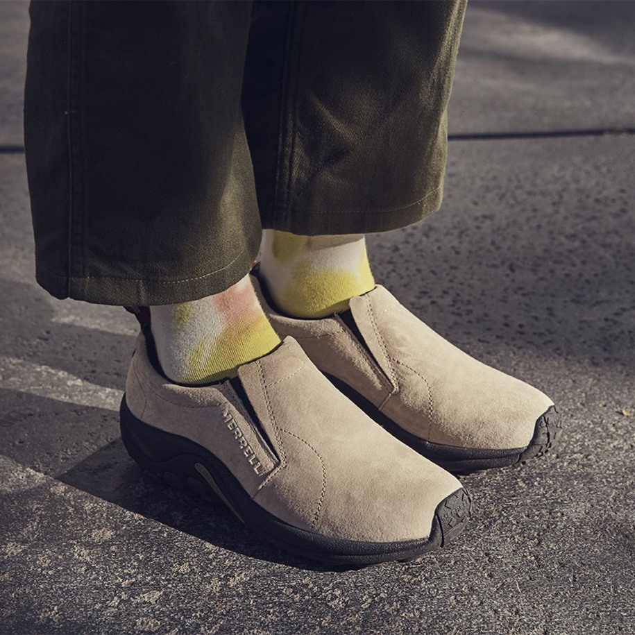 Kvinners Jungel Moc Merrell Taupe