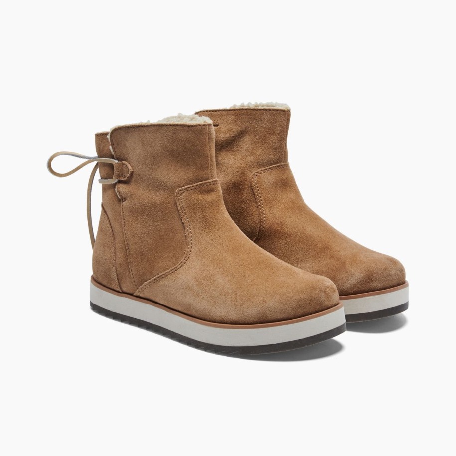 Kvinners Juno Bløff Polar Vanntett Kamel Merrell