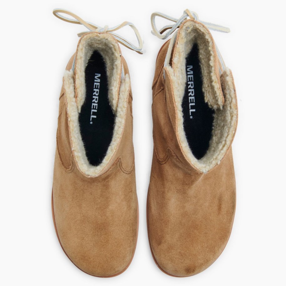 Kvinners Juno Bløff Polar Vanntett Kamel Merrell